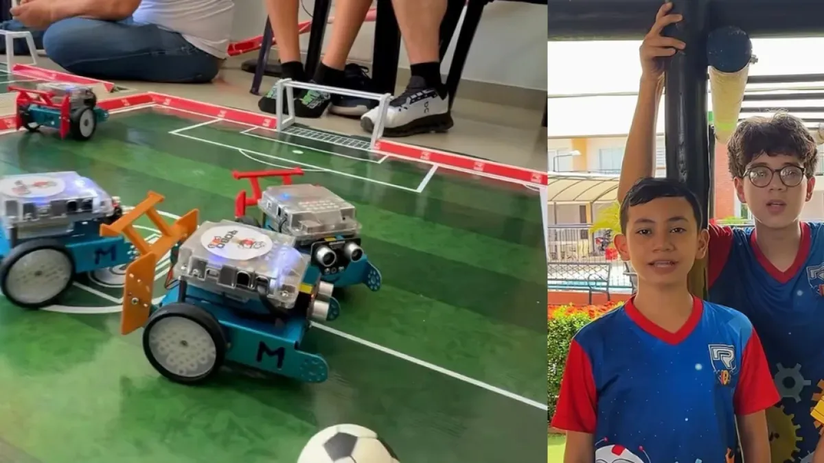 Quince niños colombianos pidieron apoyo a Abelardo De La Espriella para ir al Mundial de Robótica en Japón