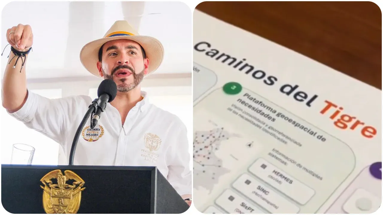 Presidente De La Espriella presenta 'Caminos del Tigre', su apuesta para la red vial del país