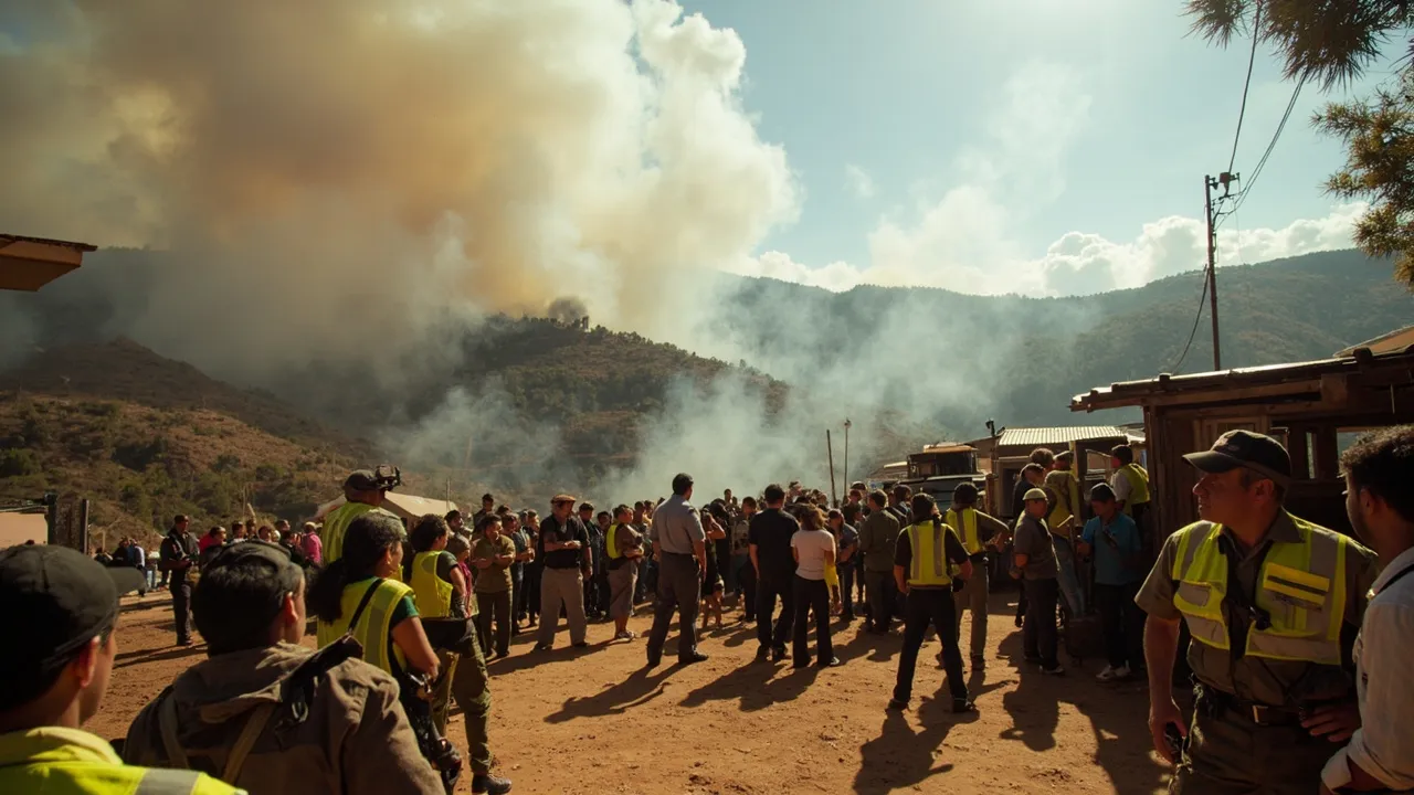 Presidente Abelardo de la Espriella ordena desplegar todas las capacidades del Estado frente al incendio en Villa de Leyva