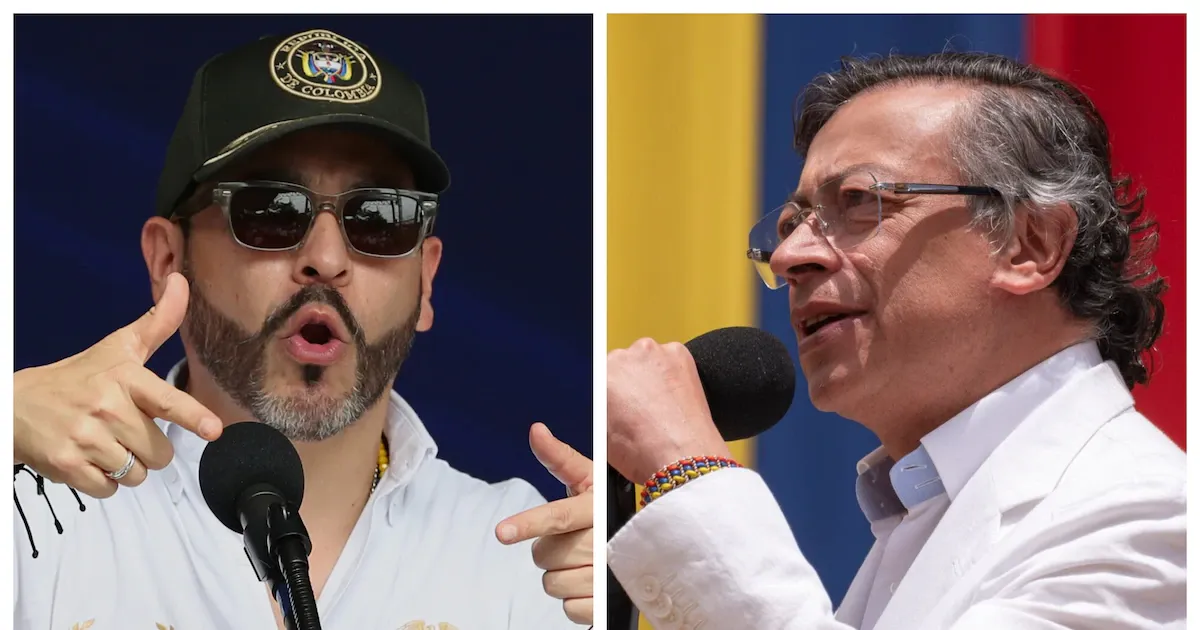 De la Espriella reta a Petro a una reelección y el actual presidente responde: “Conozco su pasado”