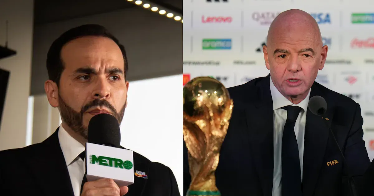 Gianni Infantino, presidente de la FIFA, estará en la posesión de Abelardo de la Espriella