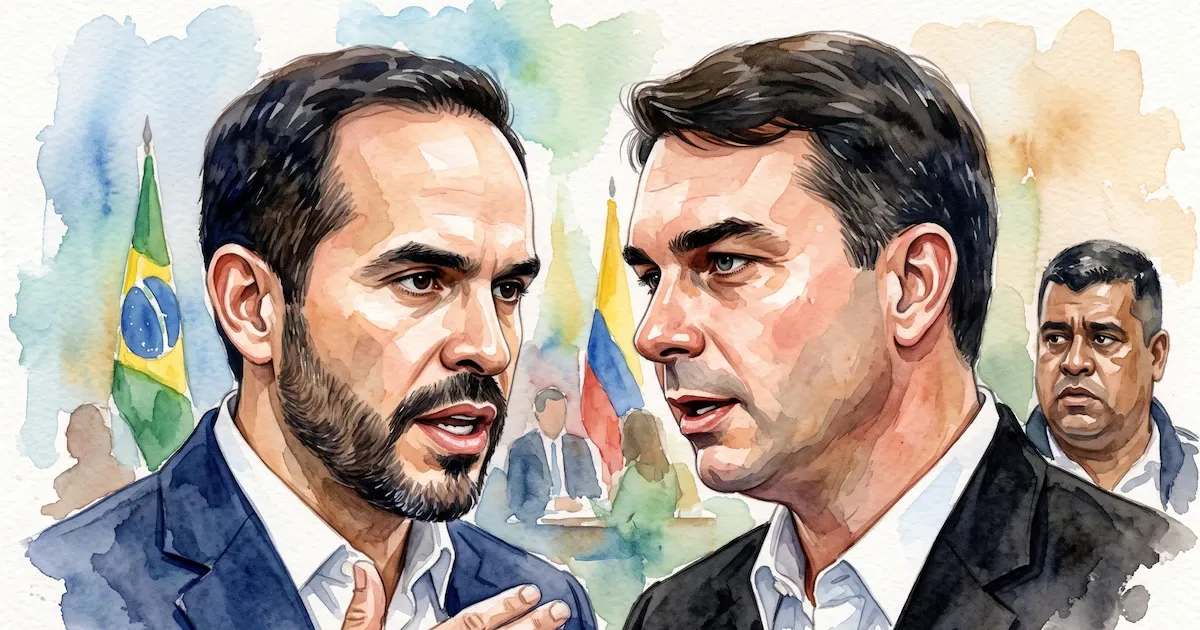 De la Espriella habló con Flávio Bolsonaro y pidió que alias Araña no negocie con EE. UU.