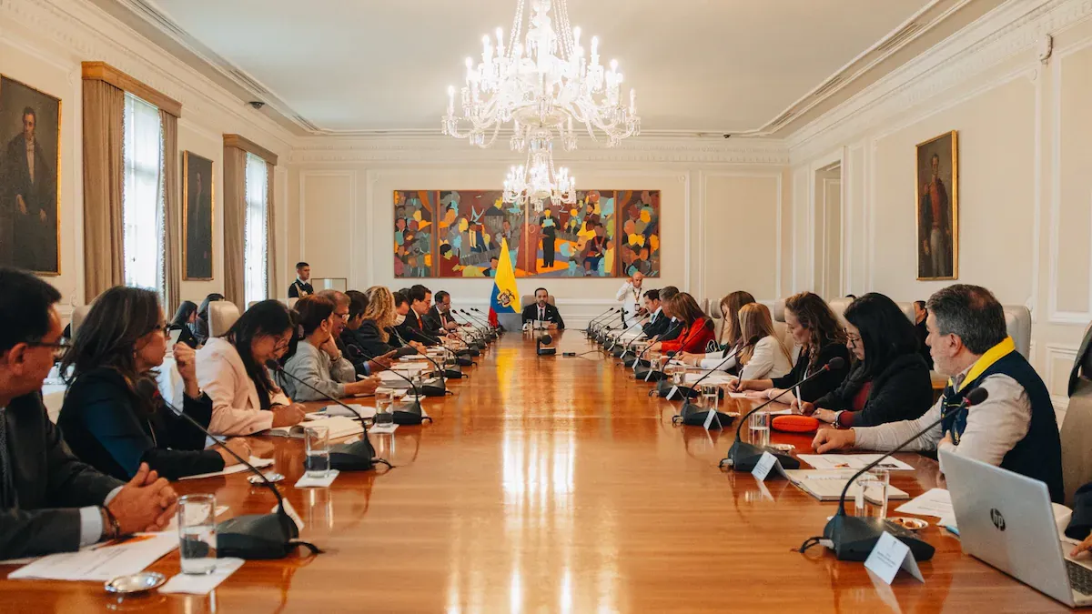 Abelardo De la Espriella presidió su primer Consejo de Ministros en la Casa de Nariño