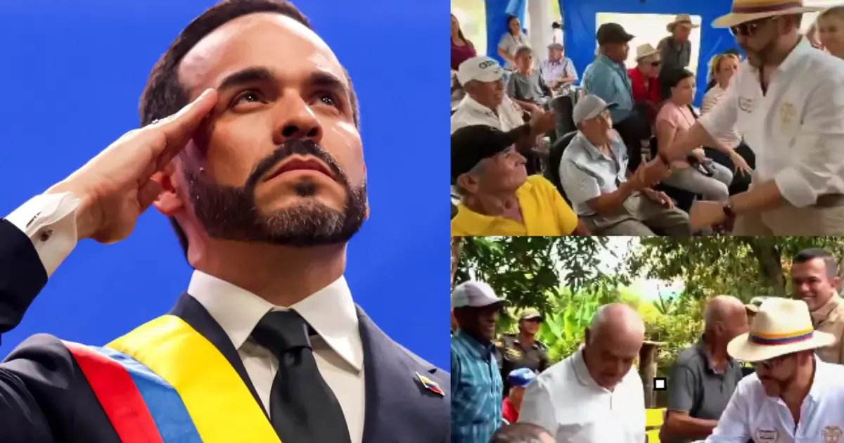 De la Espriella entrega su primer sueldo presidencial a dos ancianatos golpeados por el sismo