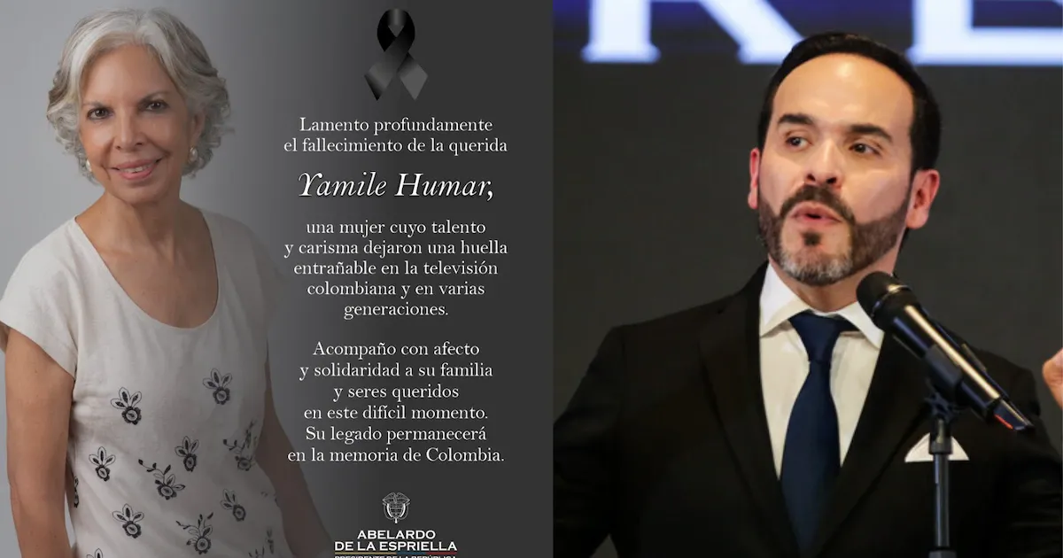 Presidente de la Espriella lamenta la muerte de la actriz Yamile Humar y destaca su legado cultural