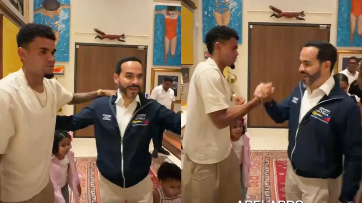 Luis Díaz y su esposa visitaron a Abelardo De la Espriella antes de posesionarse