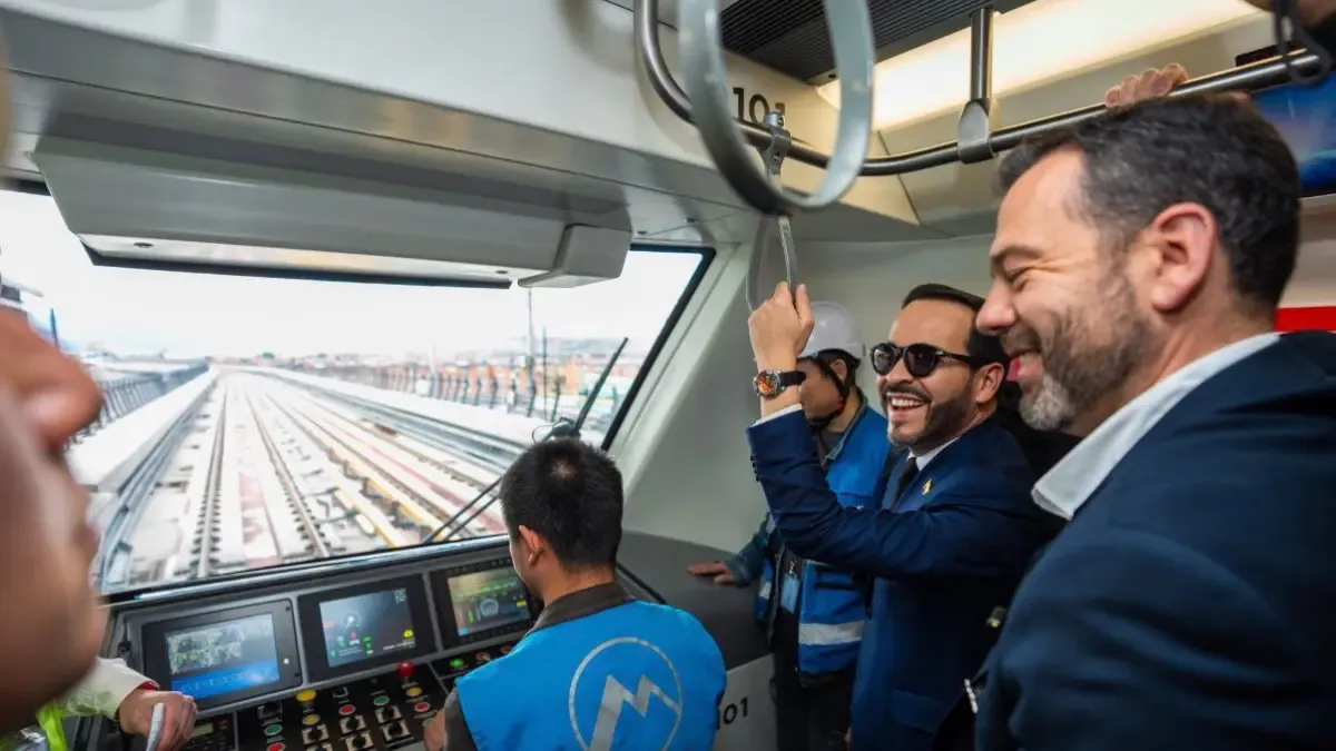 Presidente Abelardo De La Espriella recorrió el Metro de Bogotá y ofreció apoyo para su terminación