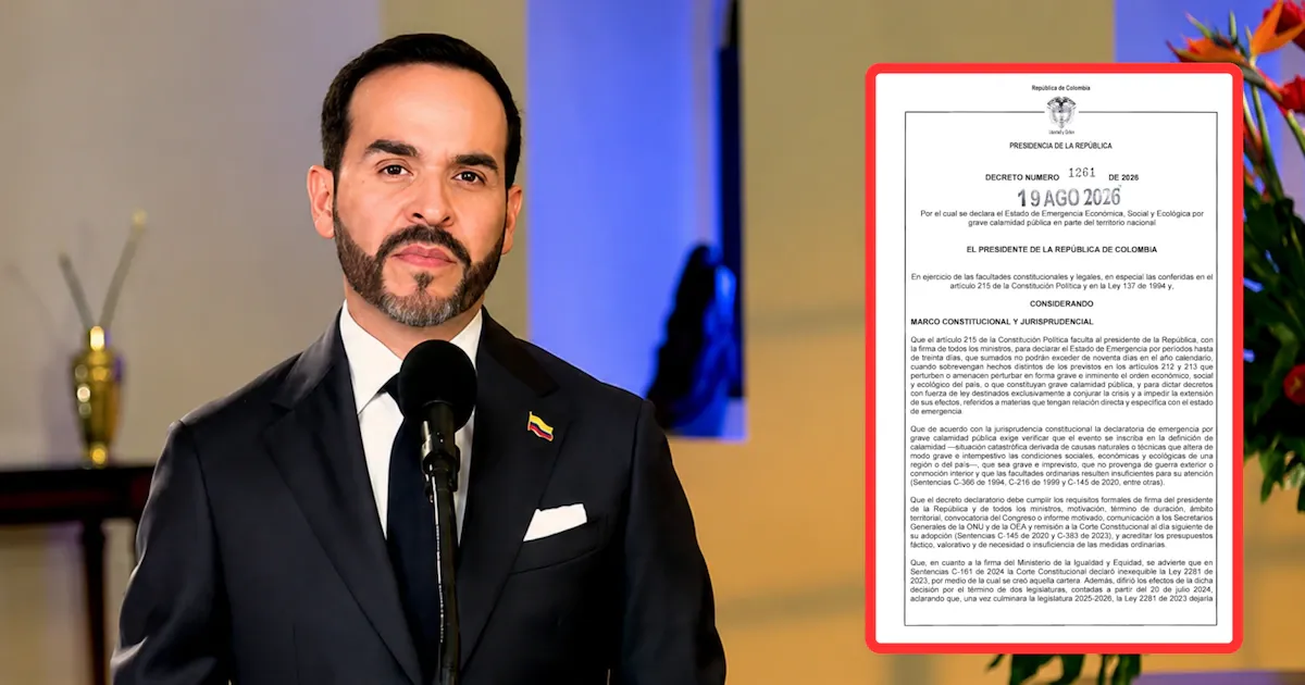 Abelardo de la Espriella firma el decreto de emergencia económica y social por el terremoto