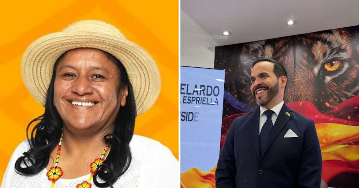 Aida Quilcué cuestionó la posesión presidencial de Abelardo de la Espriella en Cali