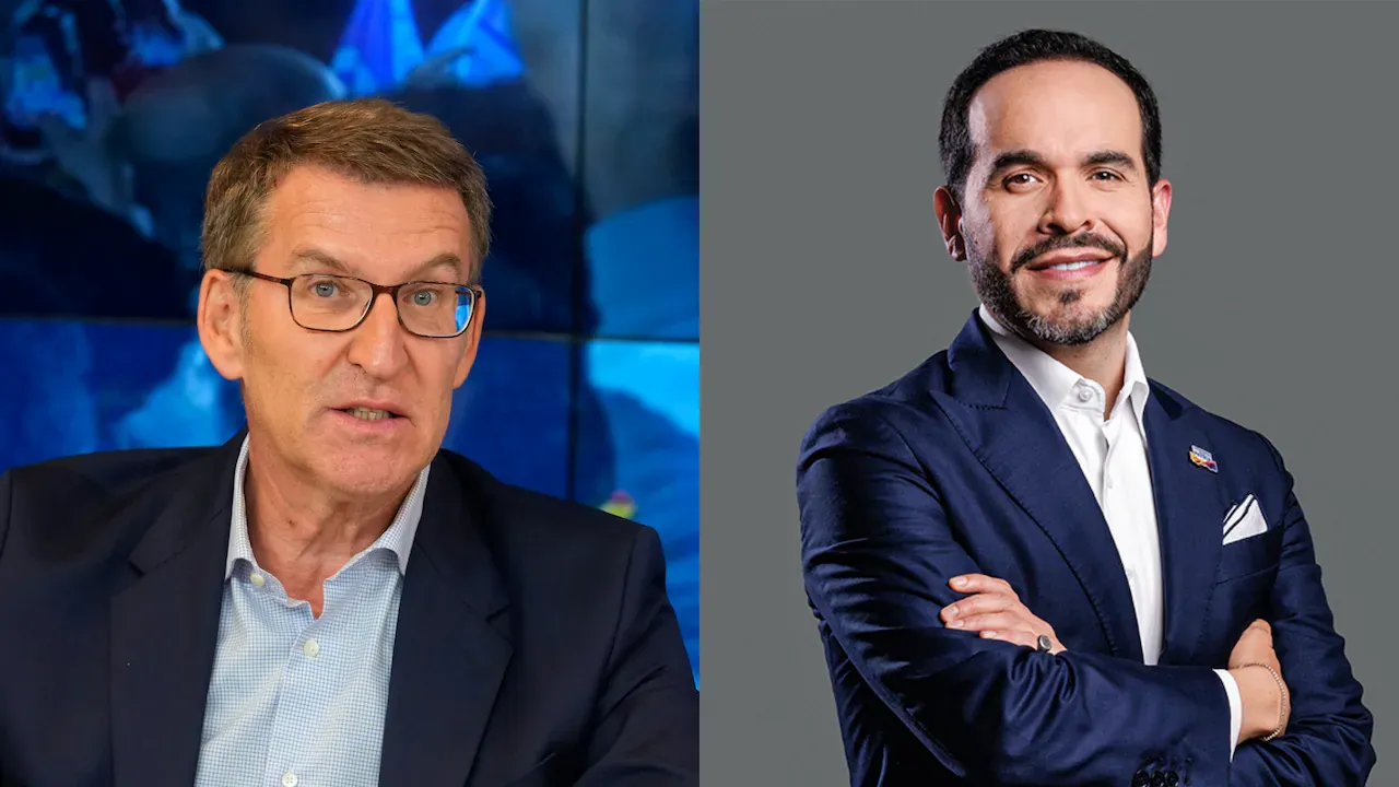El líder del PP español, Alberto Núñez Feijóo, respalda a Abelardo de la Espriella