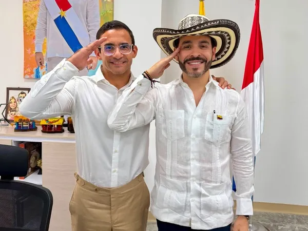 Alcalde de Montería entregó a Abelardo de la Espriella la hoja de ruta de proyectos estratégicos de la ciudad
