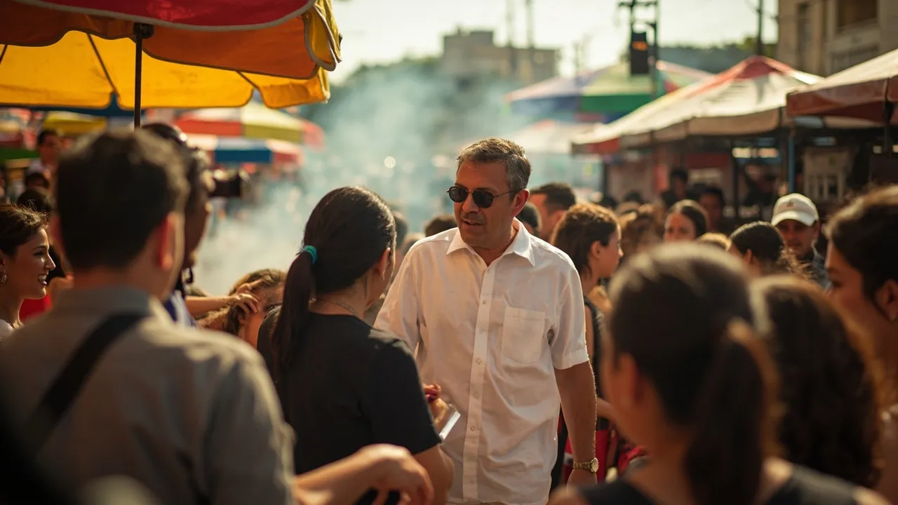 Presidente De La Espriella sorprendió con su visita a la feria Sabor Barranquilla