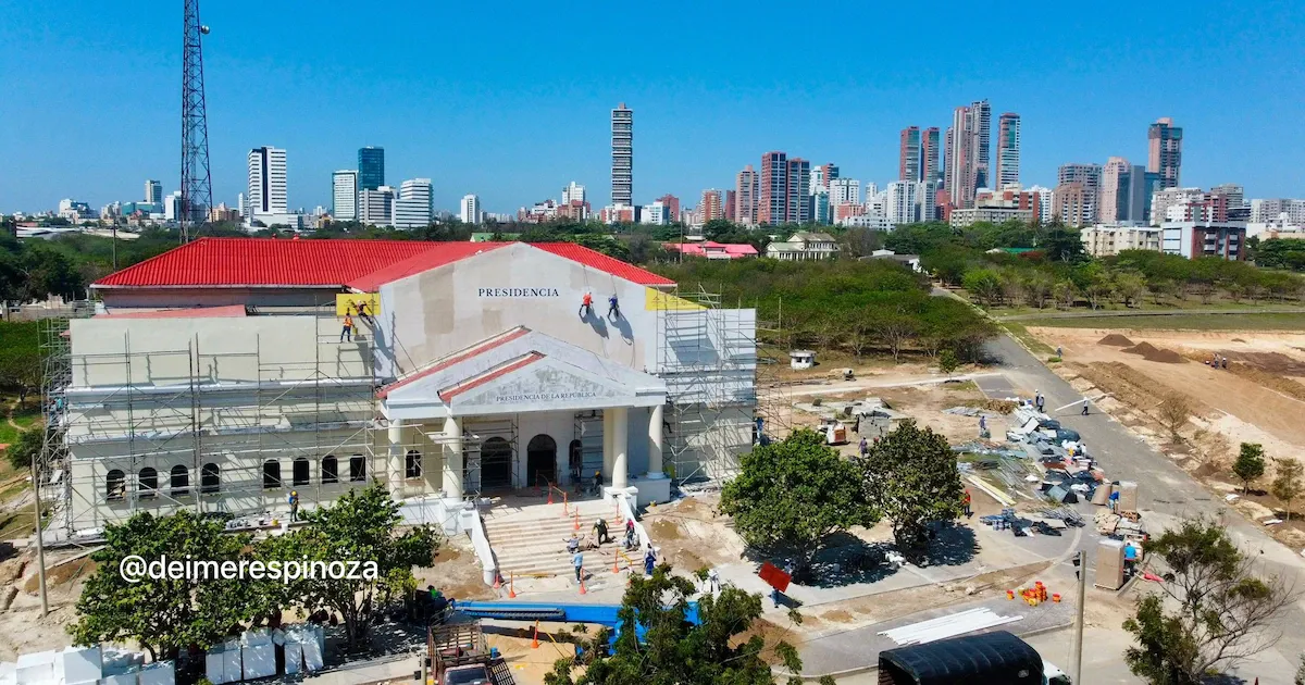 Así avanza la sede alterna de la Presidencia en Barranquilla y las preguntas por su costo
