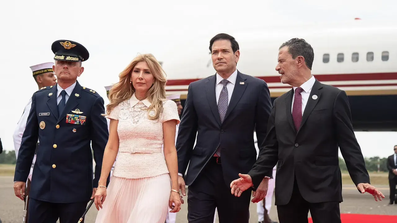 Marco Rubio llega a Colombia para abrir un nuevo capítulo bilateral con Abelardo de la Espriella