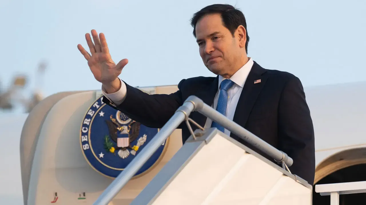 Marco Rubio llega a Barranquilla para un encuentro con el presidente De La Espriella