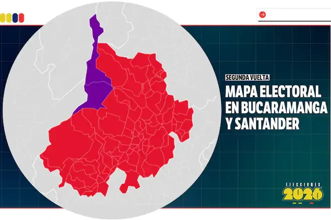 Bucaramanga y Santander: así se repartieron los votos en la segunda vuelta presidencial