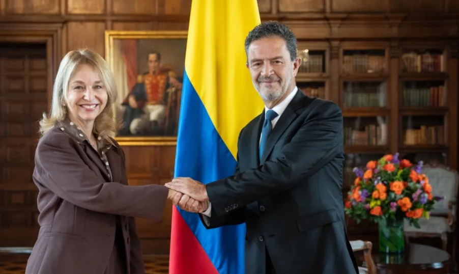 Canciller de Israel da la bienvenida a Tania Gilinski como nueva embajadora de Colombia