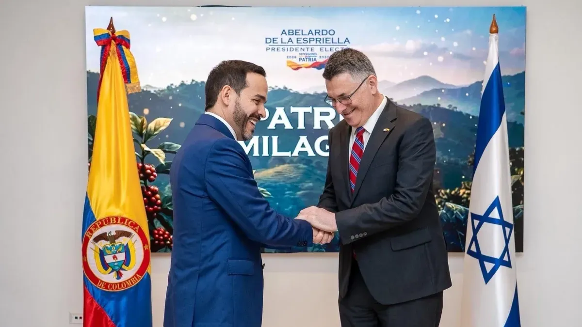 Canciller de Israel se reunió con el presidente electo Abelardo de la Espriella antes de su posesión