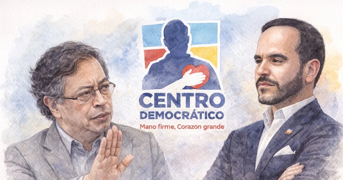 Centro Democrático afirma que Petro cierra su gobierno “atacando la institucionalidad” al no reconocer al presidente electo