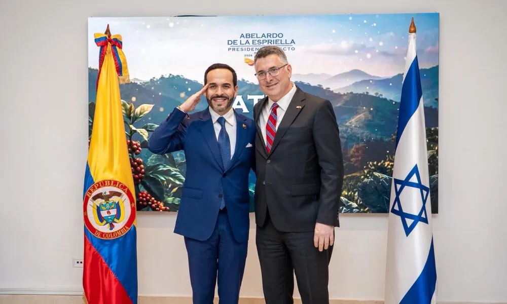 El canciller de Israel visita al futuro presidente Abelardo de la Espriella antes de su posesión