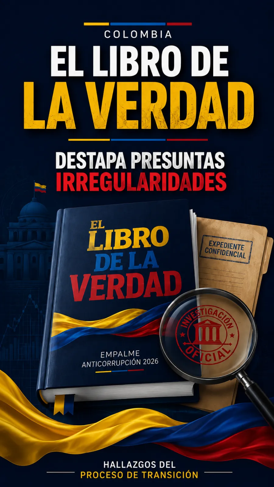 De La Espriella entrega a los organismos de control el “Libro Blanco” con denuncia de irregularidades