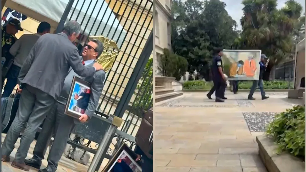 Comenzó el trasteo en la Casa de Nariño a días de la posesión de Abelardo de la Espriella