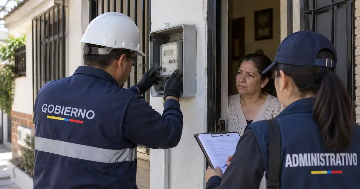 El Gobierno visitará casa por casa para revisar medidores y detectar conexiones clandestinas