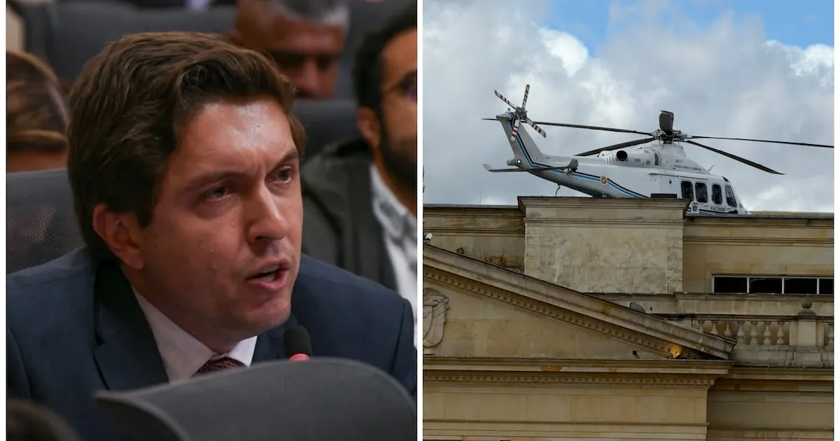 Congresista del Pacto Histórico pide detalles al Gobierno sobre los vuelos del helicóptero presidencial