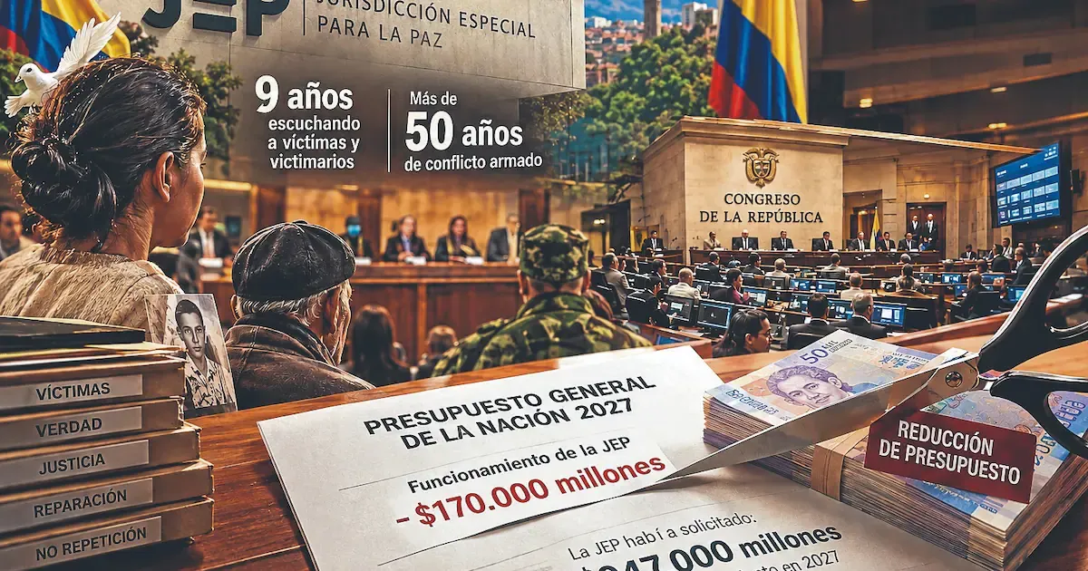 Congreso, Gobierno y JEP chocan por recorte de más de $170.000 millones al tribunal transicional
