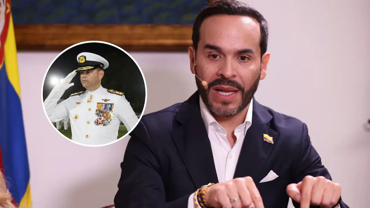 Contralmirante John Henry Ruiz asumió como jefe de la Casa Militar de la presidencia de Abelardo de la Espriella
