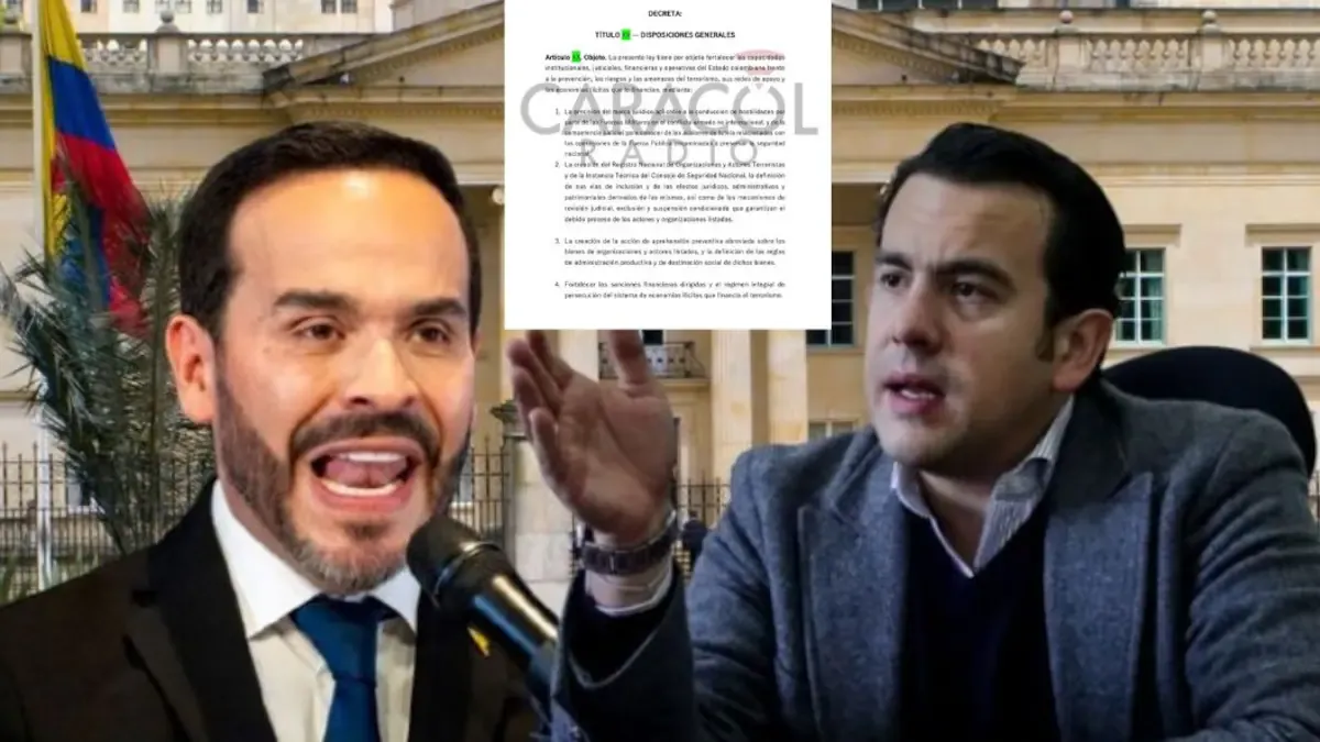 El Gobierno de De la Espriella alista un Estatuto Antiterrorista con lista de terroristas y un Alto Comisionado