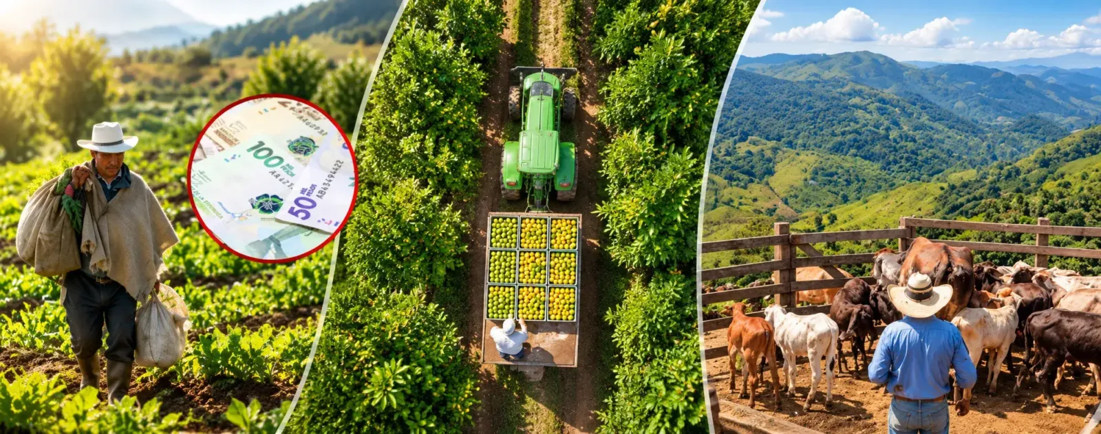 Crédito, agua y tierra, entre las cinco apuestas del Gobierno para transformar el campo colombiano