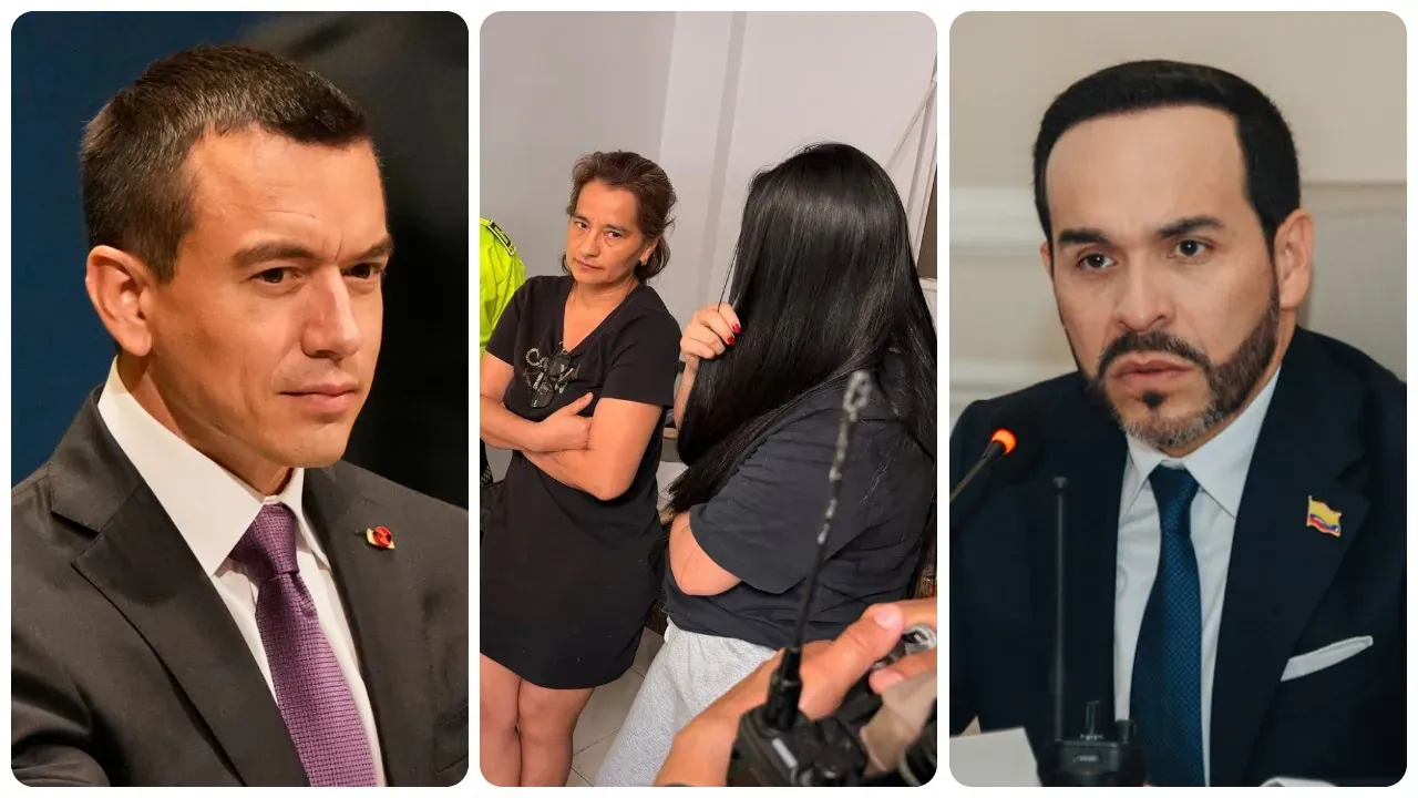 Capturan en Santander a esposa e hija de alias Fito y Noboa agradece a Colombia