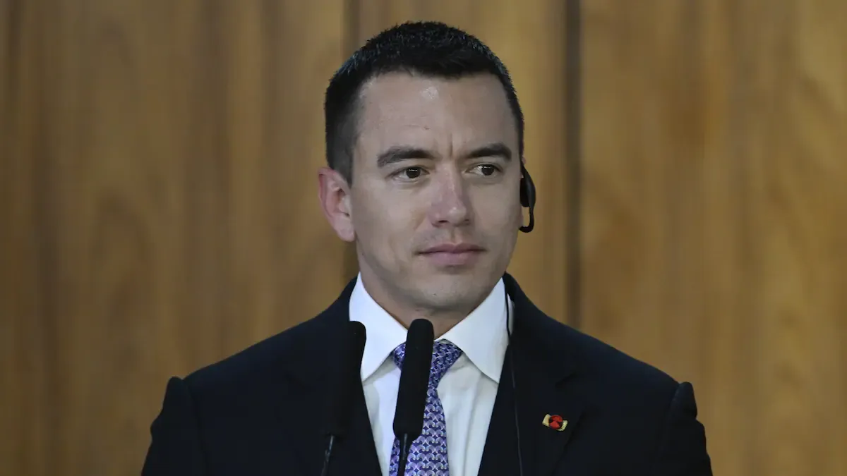 Daniel Noboa llegó a Cali para la investidura de Abelardo de la Espriella