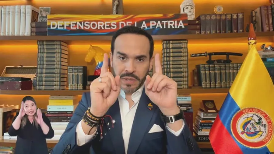 De la Espriella acusa a sectores de izquierda de promover la desobediencia civil para desestabilizar la democracia