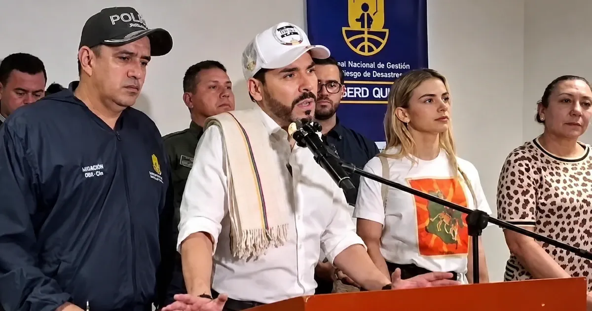 Presidente De la Espriella anunció alivios y subsidios para damnificados por terremoto en el Eje Cafetero