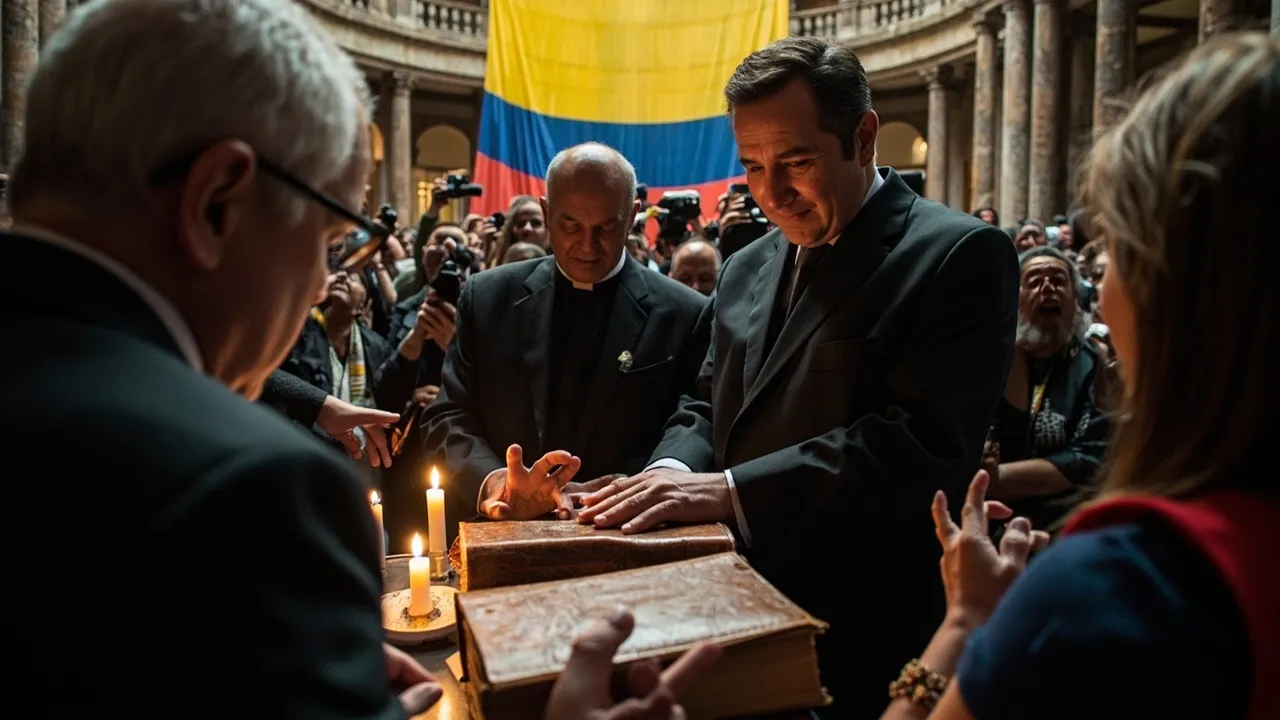 Abelardo de la Espriella asume la Presidencia de Colombia en una ceremonia con marcado acento religioso