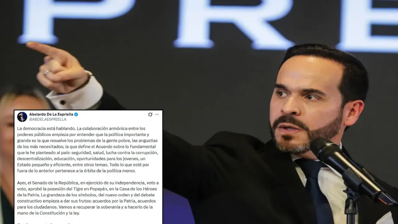 De la Espriella celebra la aprobación del Senado para posesionarse en Popayán