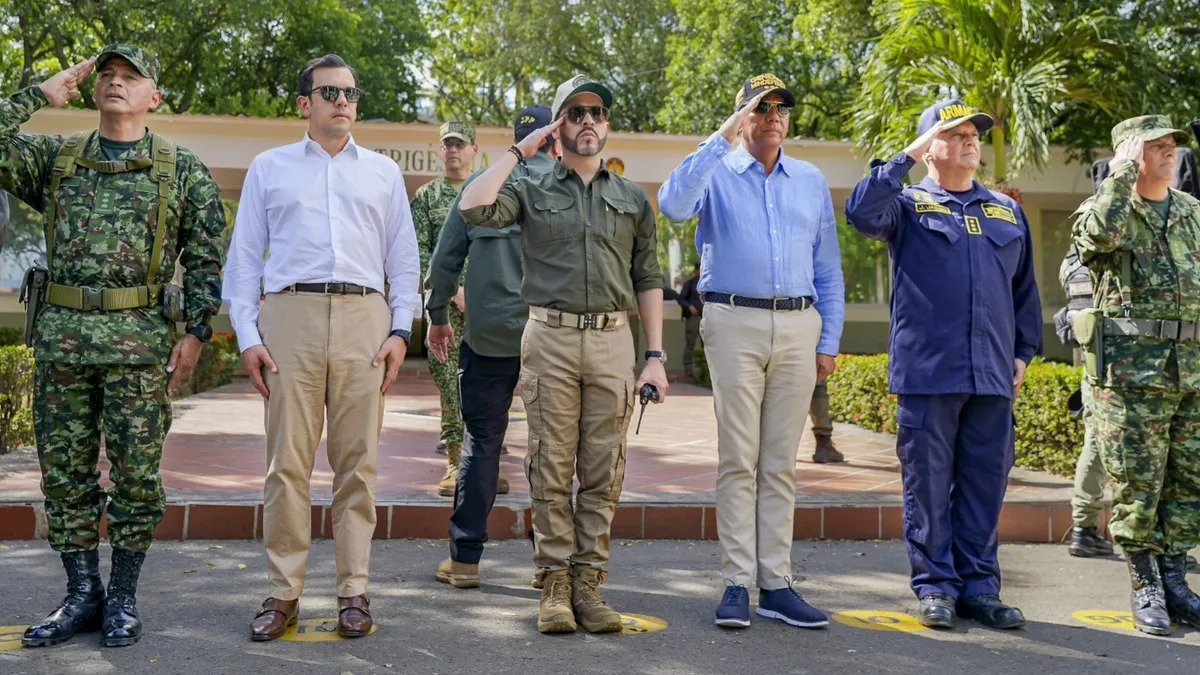 De la Espriella entrega balance de seguridad con más de 14 mil capturas y 43 toneladas de droga incautada