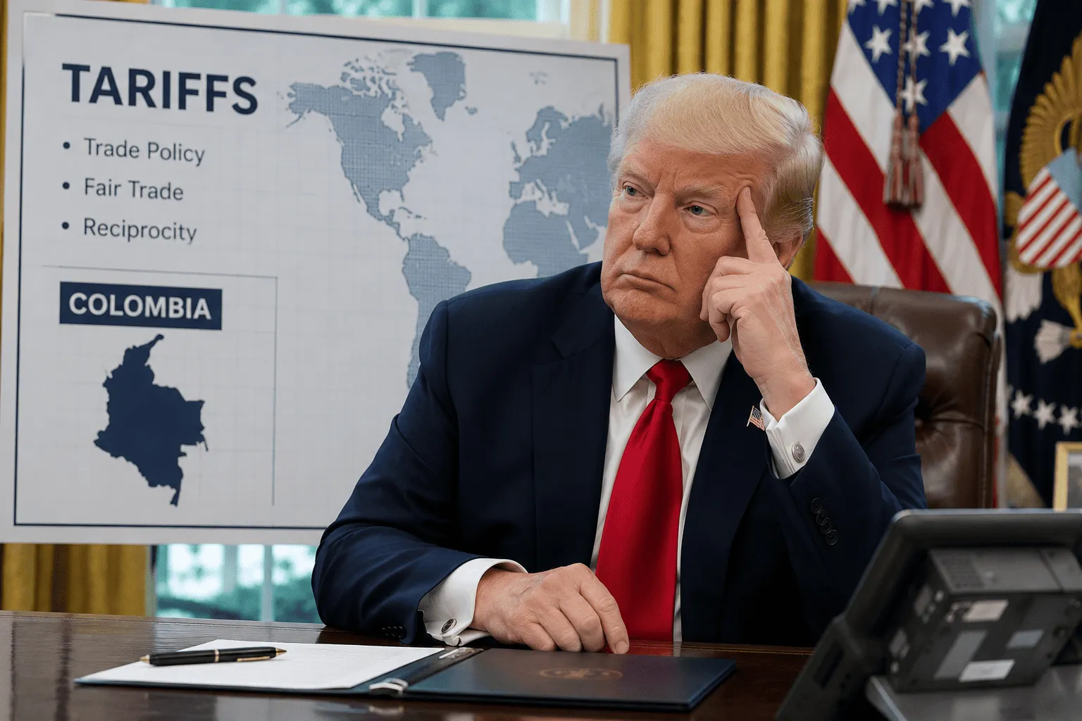 Presidente De la Espriella solicitó a Trump suspender aranceles mientras Colombia atiende emergencia por terremoto
