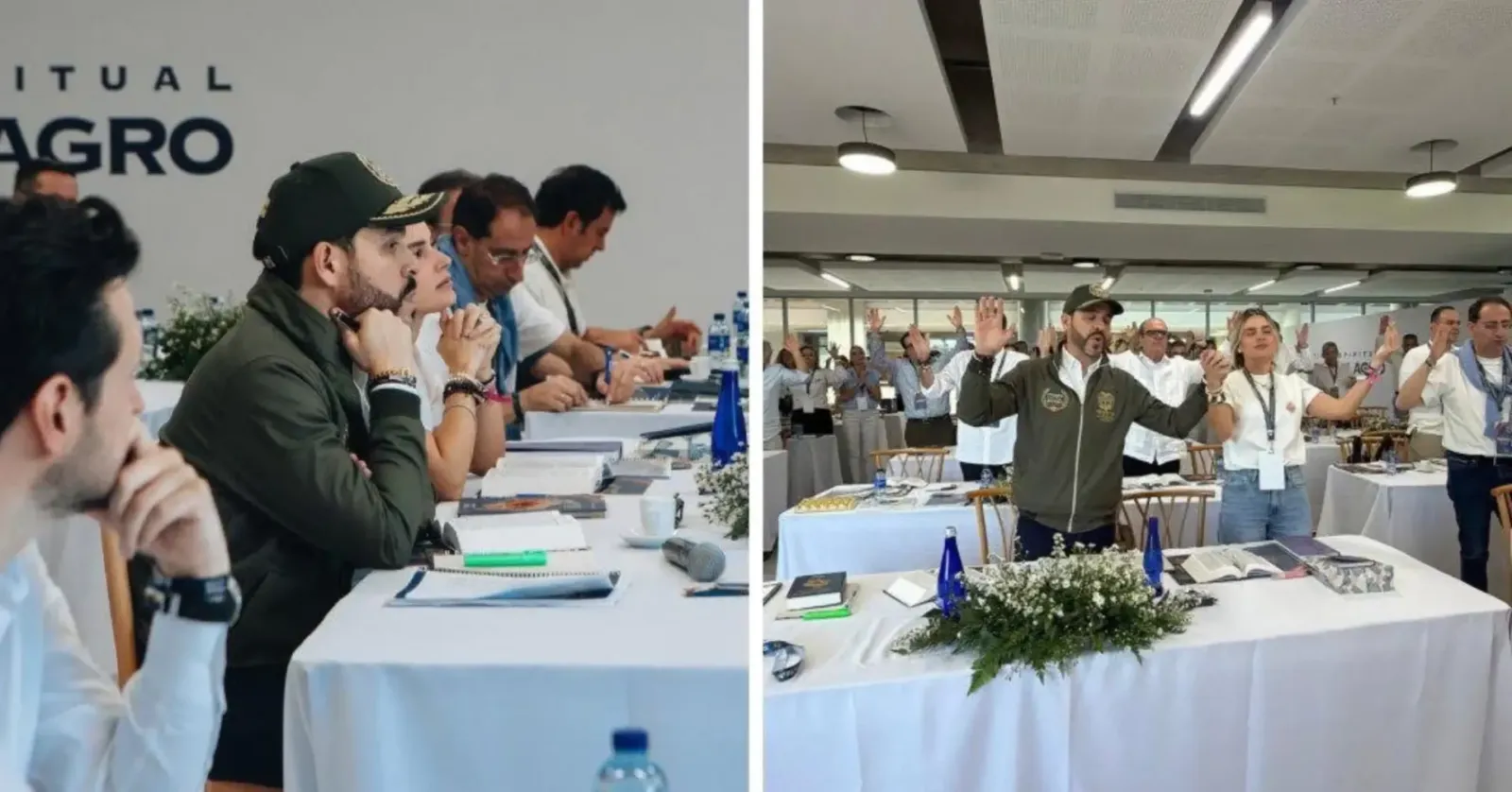De la Espriella reúne a su gabinete en un retiro espiritual en Puerto Colombia antes de la posesión