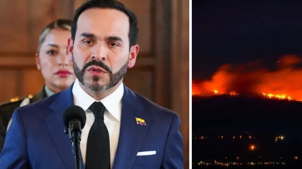 De La Espriella ordena reforzar la Fuerza Pública en Tolima, Caldas y Huila por sospecha de incendios provocados