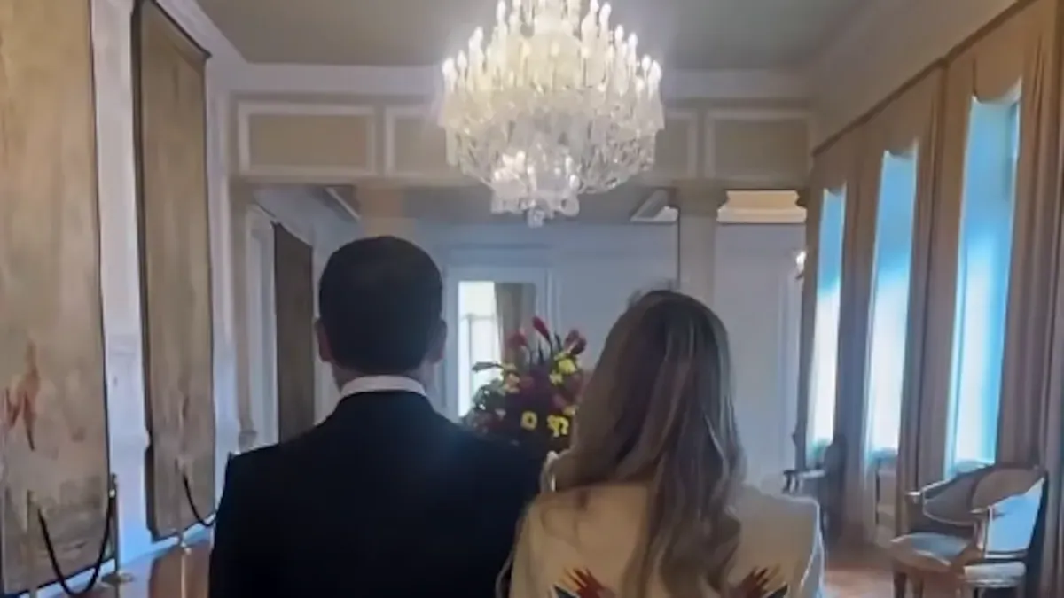 De La Espriella recorre por primera vez la Casa de Nariño junto a la primera dama