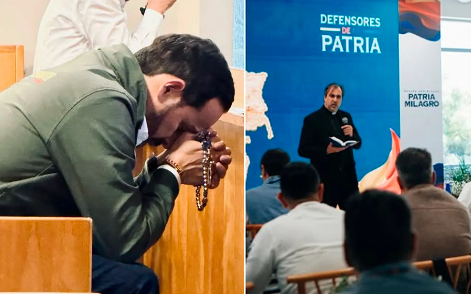 Abelardo de la Espriella realiza un retiro espiritual a una semana de su posesión como presidente