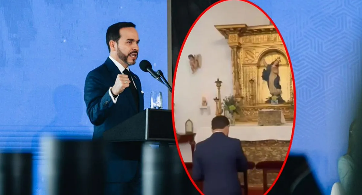 Abelardo de la Espriella comenzó a despachar desde la Casa de Nariño y se detuvo a rezar en la capilla