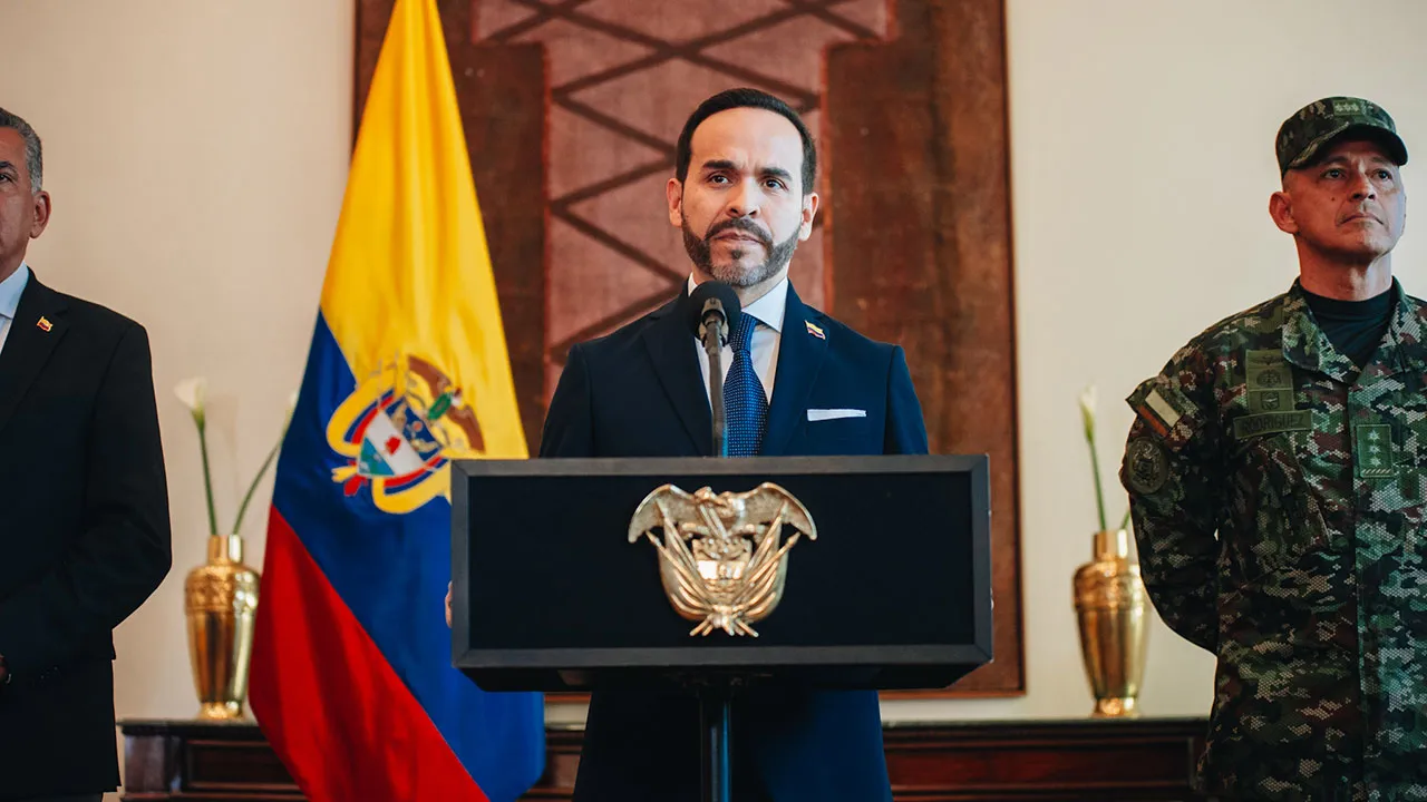 Presidente Abelardo De La Espriella presenta la nueva cúpula de las Fuerzas Militares