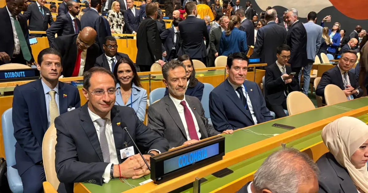 Vicepresidente Restrepo lidera la comitiva colombiana en la Asamblea General de la ONU