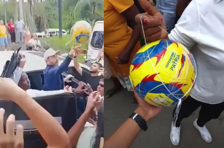 Entrega de balones del presidente Abelardo de la Espriella en Buenaventura genera duras críticas