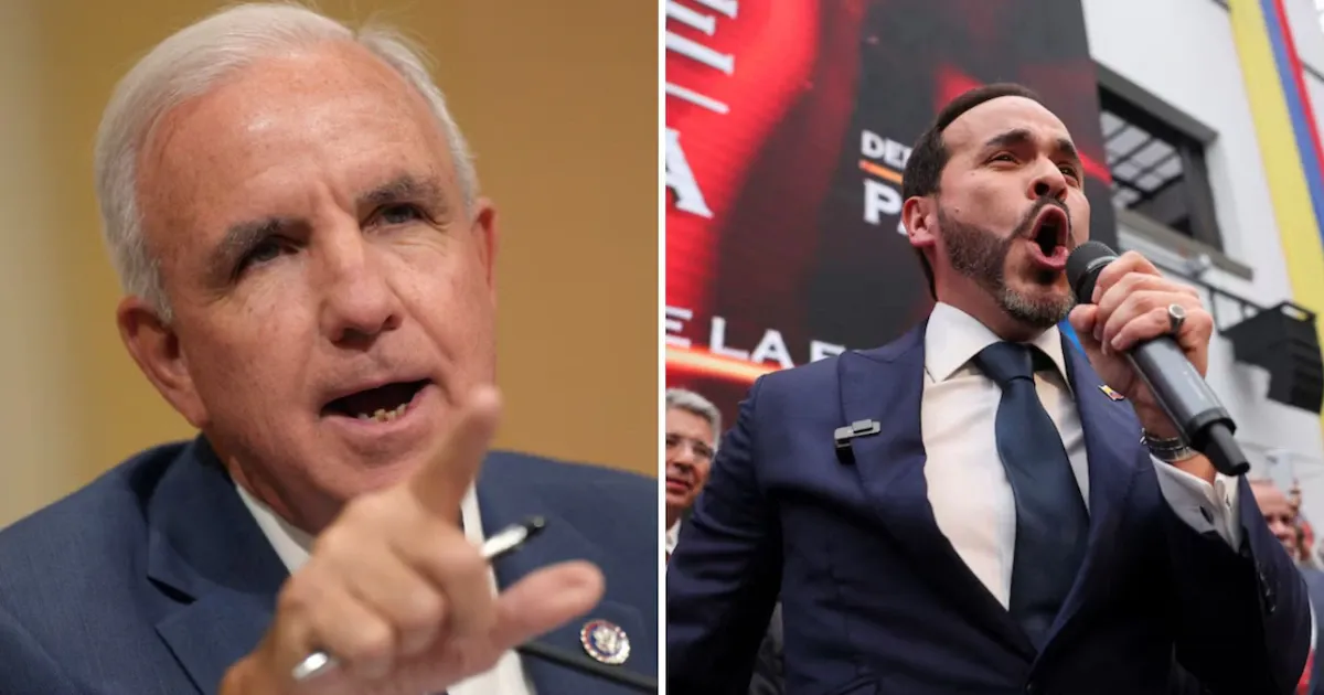 Congresista estadounidense respalda al presidente electo Abelardo de la Espriella por romper relaciones con Cuba y Nicaragua