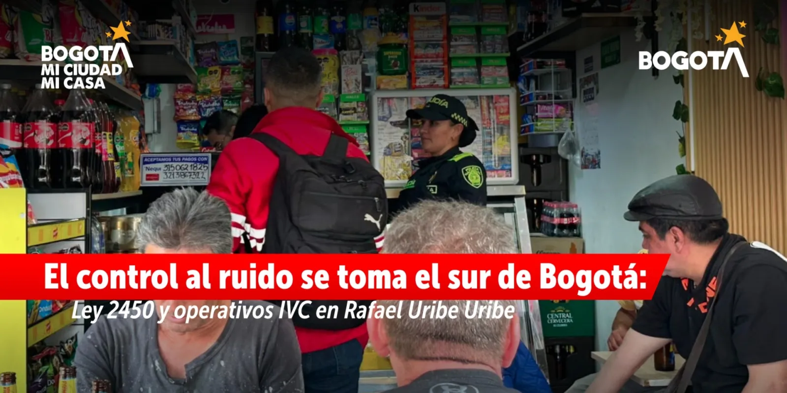 Alcaldía de Rafael Uribe Uribe refuerza operativos contra el ruido con la Ley 2450